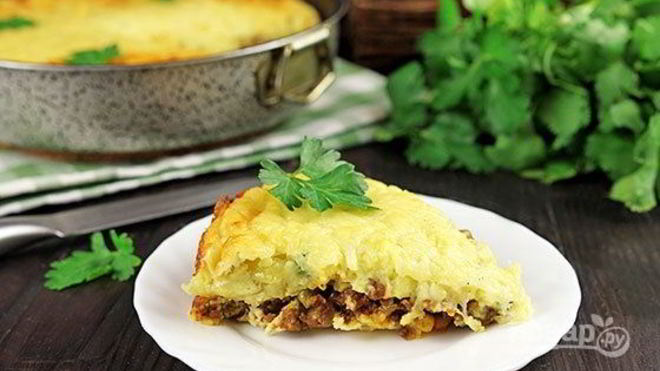 Рецепт запеканки с фаршем