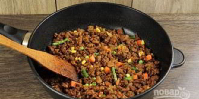 Рецепт запеканки с фаршем