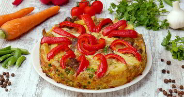 Рецепт Запеканки с говяжьей печенью