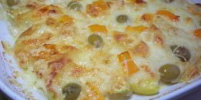 Рецепт запеканки с курицей и овощами