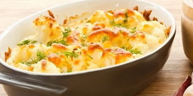 Рецепт Запеканки с морским языком и цветной капустой