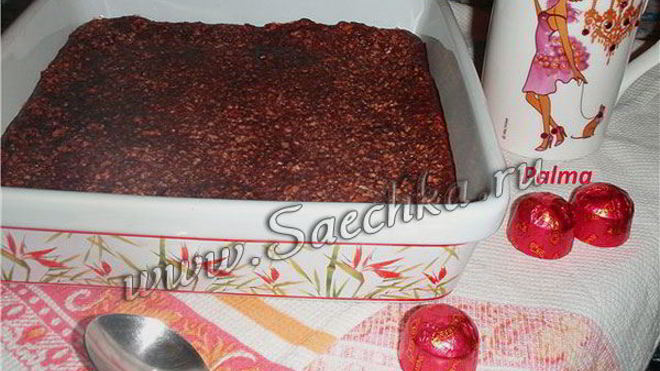 Рецепт запеканки творожной с какао