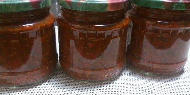 Рецепт аджики для сонечки