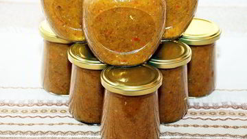 Рецепт Аджики из алычи на зиму