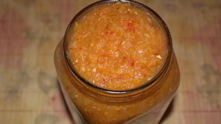 Рецепт Аджики из кабачка и ябок