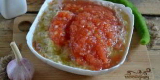 Рецепт аджики из кабачков с помидорами