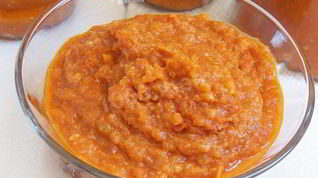 Рецепт Аджики из кабачков с томатной пастой на зиму