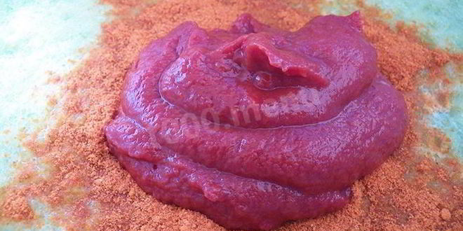 Рецепт аджики из кабачков с томатной пастой на зиму