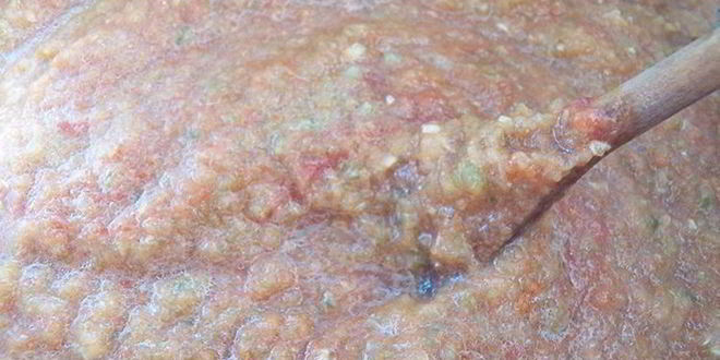 Рецепт аджики из кабачков с томатной пастой на зиму