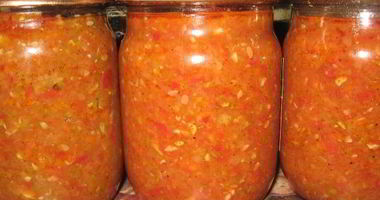 Рецепт Аджики из кабачков