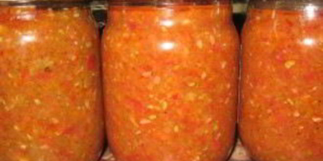 Рецепт аджики из кабачков