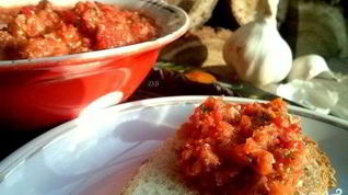 Рецепт Аджики из помидоров и чеснока на зиму