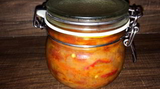 Рецепт Аджики из помидоров и лука на зиму