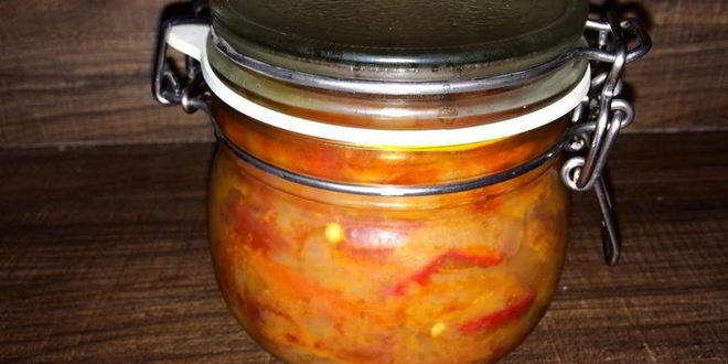 Рецепт Аджики из помидоров и лука на зиму