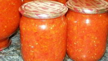 Рецепт Аджики из помидоров, яблок и перца
