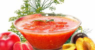 Рецепт Аджики из слив с яблоками