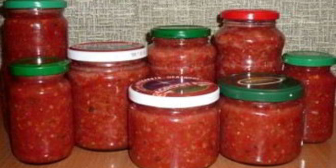 Рецепт аджики из томатов
