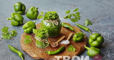 Рецепт Аджики из зеленого перца