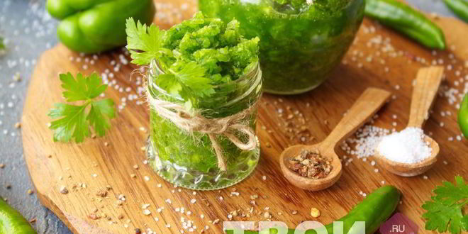 Рецепт аджики из зеленого перца