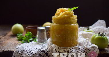 Рецепт Аджики из зеленых помидор