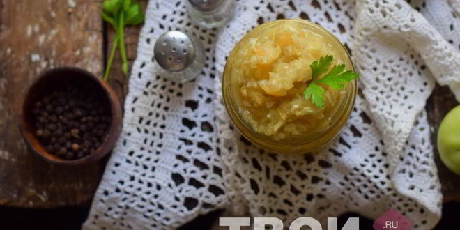 Рецепт аджики из зеленых помидор