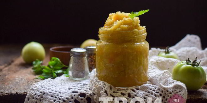 Рецепт аджики из зеленых помидор