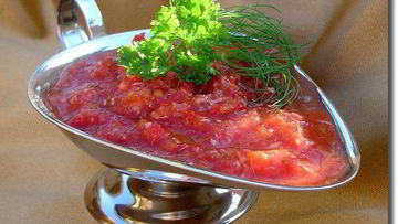 Рецепт Аджики с хреном без тепловой обработки