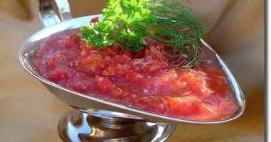 Рецепт Аджики с хреном без тепловой обработки