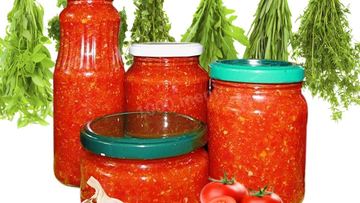 Рецепт Аджики с хреном и кабачками