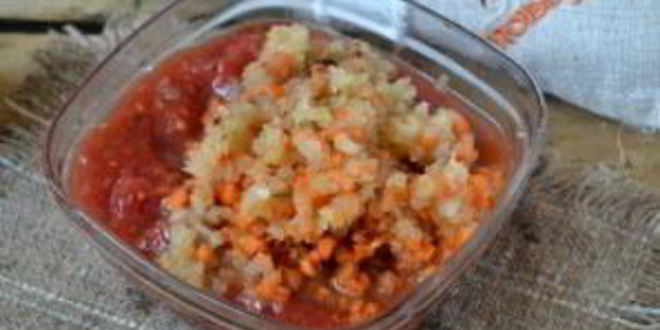 Рецепт аджики с морковью и помидорами