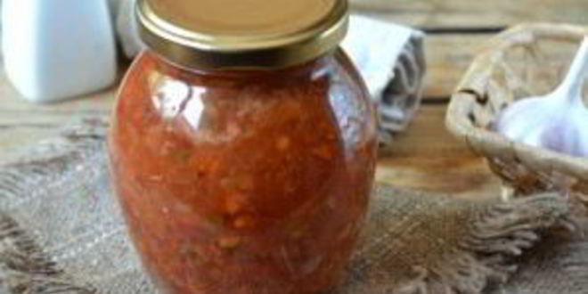 Рецепт аджики с морковью и помидорами