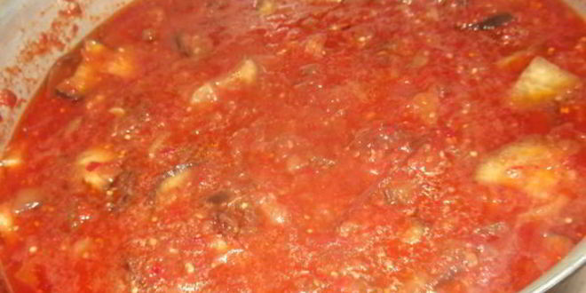 Рецепт баклажана в аджике на зиму