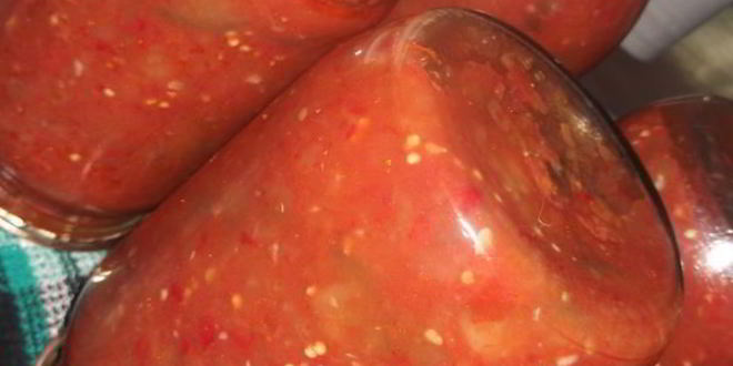 Рецепт баклажана в аджике на зиму