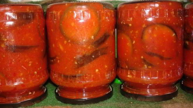 Рецепт баклажанов в аджике