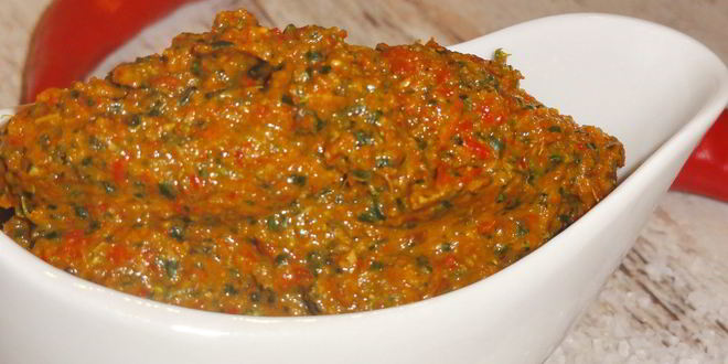 Рецепт Грузинской аджики с орехами на зиму