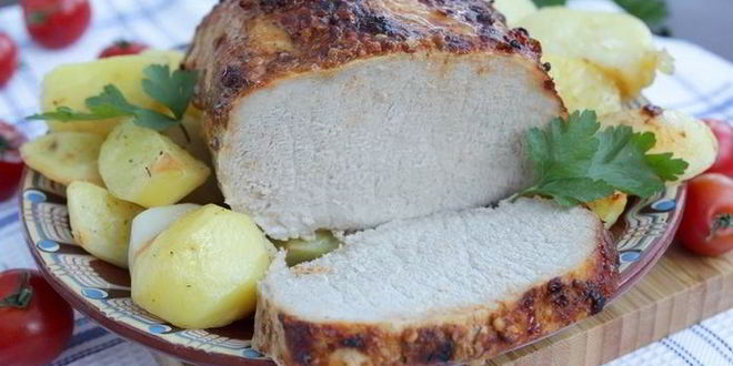 Рецепт Карбонада варено-печеный в аджике