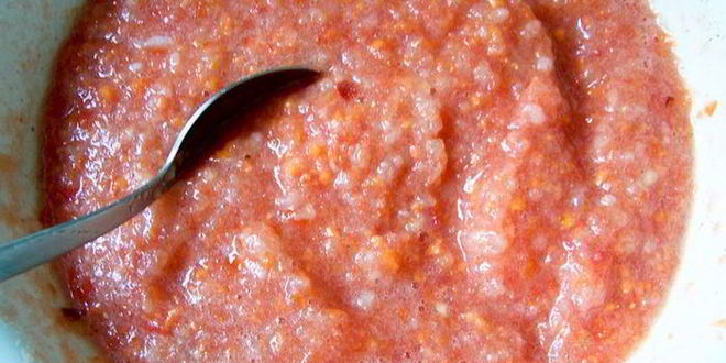 Рецепт мясной короны с соусом-аджикой