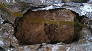 Рецепт Печеного мяса в аджике