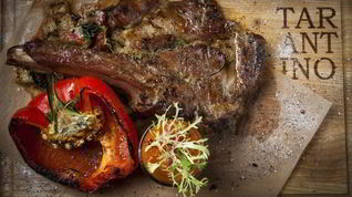 Рецепт Седьмого ребра молочного теленка с печеными овощами и домашней аджикой