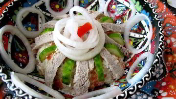 Рецепт Таджикского салата Гиссар