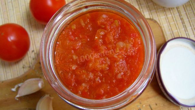 Рецепт заманихи из помидор на зиму аджика