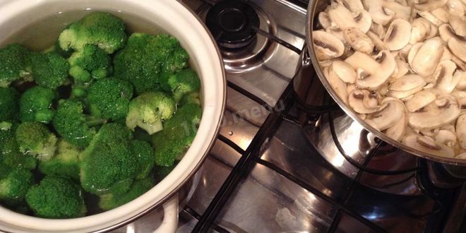 Рецепт брокколи с грибами на зиму