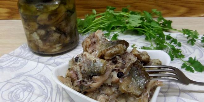 Рецепт Домашнего консервирования рыбы на зиму