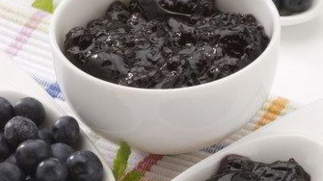 Рецепт быстрого черничного джема