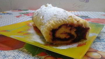 Рецепт Быстрого рулета с джемом
