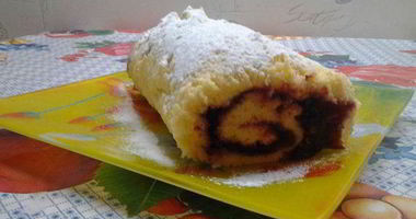 Рецепт Быстрого рулета с джемом