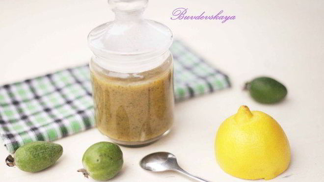 Рецепт джема из фейхоа и имбиря