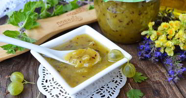 Рецепт Джема из крыжовника с апельсином на зиму