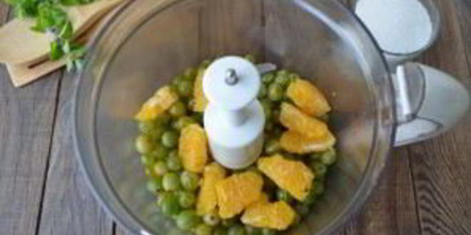 Рецепт джема из крыжовника с апельсином на зиму