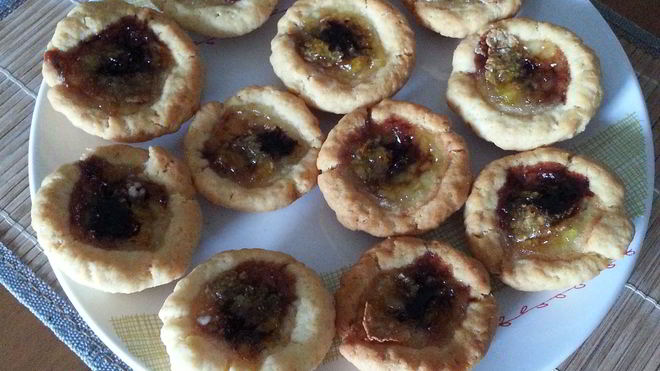 Рецепт корзиночек с джемом